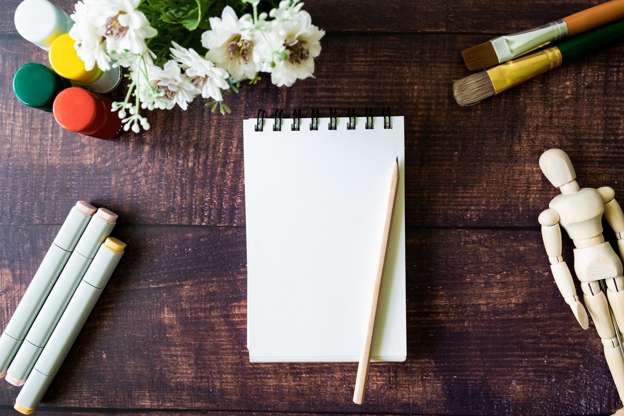 Notepad with menu concepts